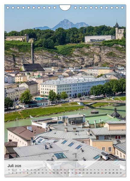 Produktbild: SALZBURG Grandiose Ausblicke (Wandkalender 2026 DIN A4 hoch), CALVENDO Monatskalender