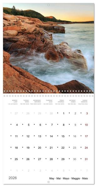 Produktbild: New England - from Rhode Island to Maine (Wall Calendar 2026 12 &times; 12 Inch) CALVENDO 12 Month Wall Calendar