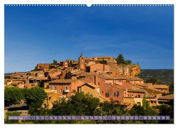 Produktbild: Un &eacute;t&eacute; en Provence dans le Luberon (Calendrier mural 2026 DIN A2 vertical) calendrier de bureau