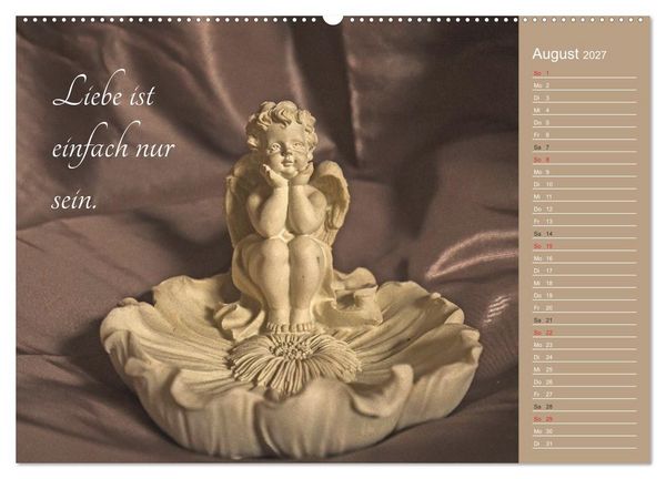 Produktbild: Engel - Die Worte der Liebe (Wandkalender 2027 DIN A2 quer), CALVENDO Monatskalender