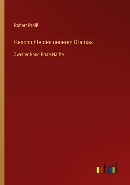 Produktbild: Geschichte des neueren Dramas