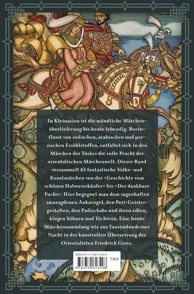 Produktbild: T&uuml;rkische M&auml;rchen - Neuausgabe des Standardwerks des gro&szlig;en Orientalisten
