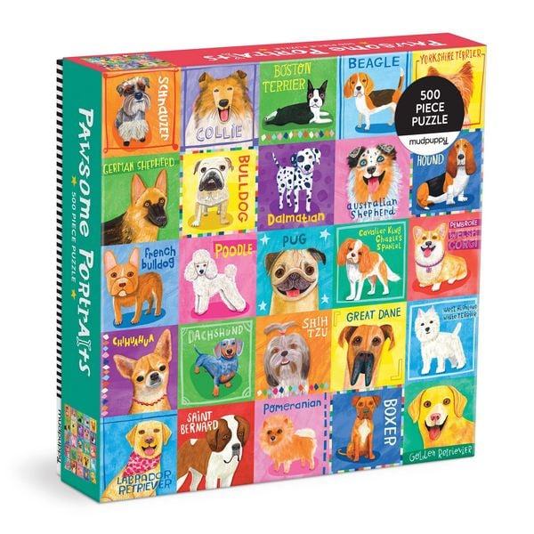 Produktbild: Pawsome Portraits 500 Piece Family Puzzle