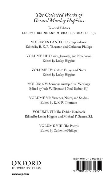 Produktbild: Collected Works of Gerard Manley Hopkins
