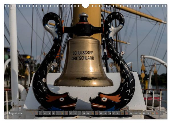 Produktbild: Letztes deutsches Vollschiff DAS SCHULSCHIFF DEUTSCHLAND (Wandkalender 2026 DIN A3 quer), CALVENDO Monatskalender