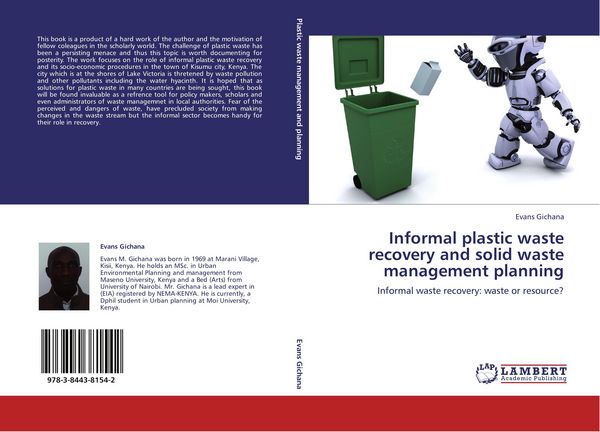 Produktbild: Informal plastic waste recovery and solid waste management planning