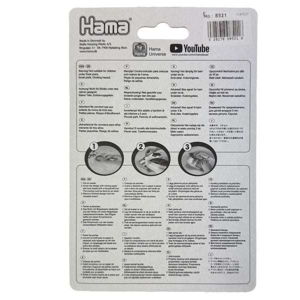 Produktbild: HAMA Maxi Blister-Packung mit 250 Perlen Pastellmix