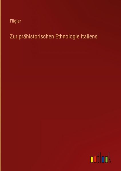 Produktbild: Zur pr&auml;historischen Ethnologie Italiens