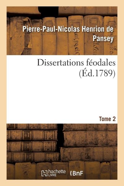 Produktbild: Dissertations f&eacute;odales. Tome 2