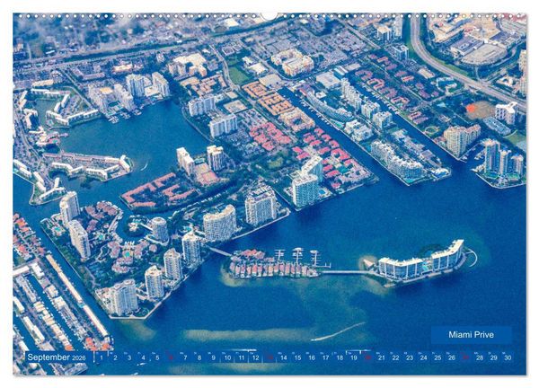 Produktbild: Kunterbuntes Miami (hochwertiger Premium Wandkalender 2026 DIN A2 quer), Kunstdruck in Hochglanz