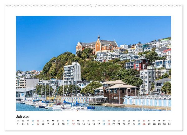 Produktbild: Neuseeland - Von Auckland nach Queenstown (hochwertiger Premium Wandkalender 2026 DIN A2 quer), Kunstdruck in Hochglanz