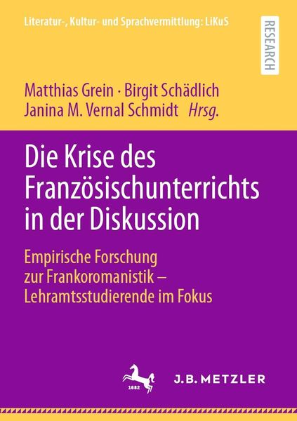 Produktbild: Die Krise des Franz&ouml;sischunterrichts in der Diskussion
