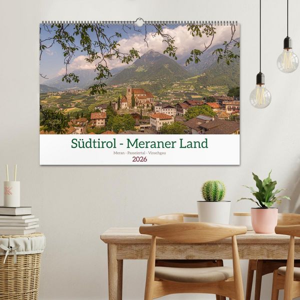 Produktbild: S&uuml;dtirol - Meraner Land (Wandkalender 2026 DIN A2 quer), CALVENDO Monatskalender