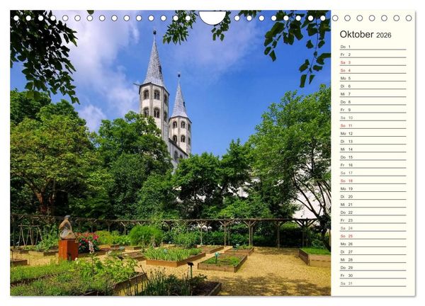 Produktbild: Goslar - Hanse- und Kaiserstadt im Harz (Wandkalender 2026 DIN A4 quer), CALVENDO Monatskalender
