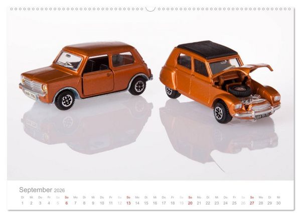 Produktbild: Dinky Toys Spielzeugautos (Wandkalender 2026 DIN A2 quer), CALVENDO Monatskalender