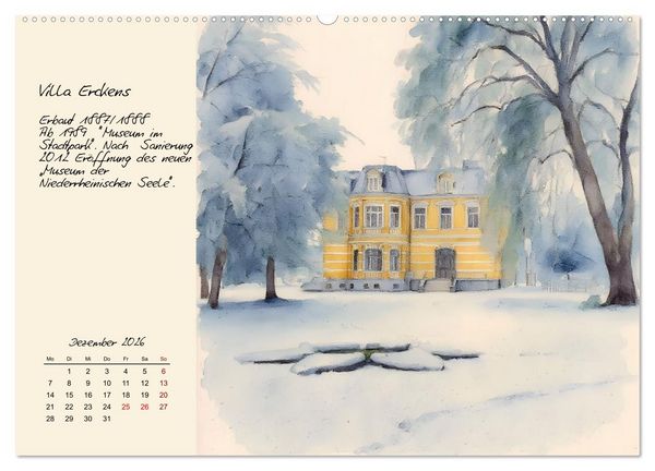 Produktbild: Rundgang durch Grevenbroich (hochwertiger Premium Wandkalender 2026 DIN A2 quer), Kunstdruck in Hochglanz