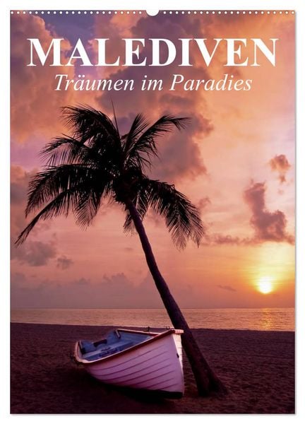 Malediven - Träumen im Paradies (Wandkalender 2026 DIN A2 hoch), CALVENDO Monatskalender