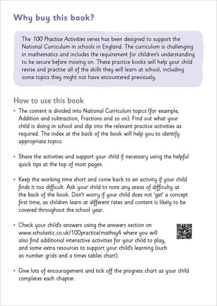 Produktbild: National Curriculum Maths Practice Book for Year 4