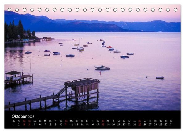 Produktbild: KALIFORNIEN (Tischkalender 2026 DIN A5 quer), CALVENDO Monatskalender