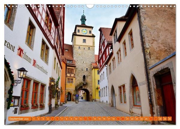 Produktbild: Erlebe mit mir Rothenburg ob der Tauber (Wandkalender 2026 DIN A3 quer), CALVENDO Monatskalender