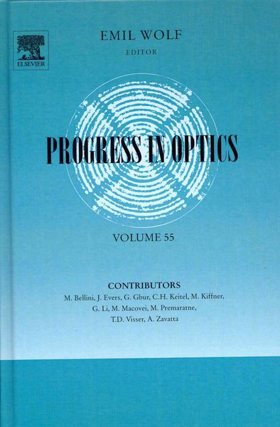 Produktbild: Progress in Optics