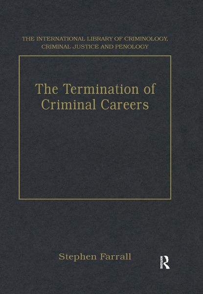 Produktbild: The Termination of Criminal Careers