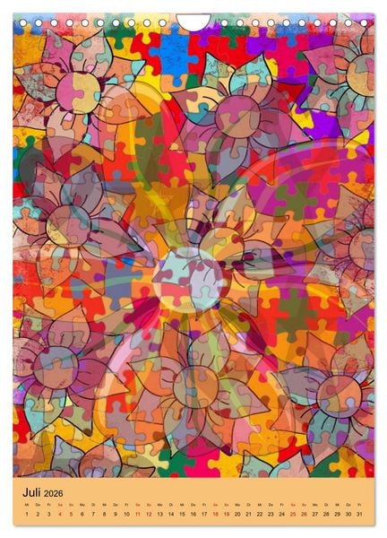 Produktbild: Puzzleteile (Wandkalender 2026 DIN A4 hoch), CALVENDO Monatskalender