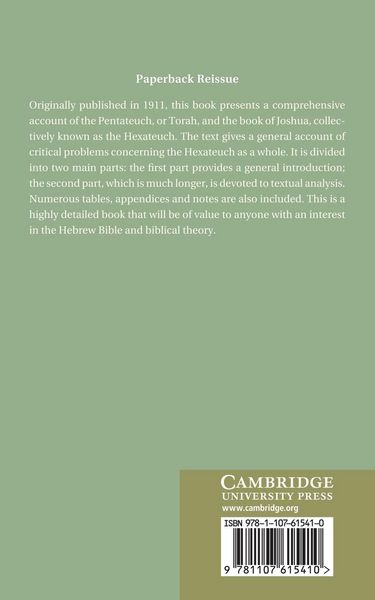 Produktbild: An Introduction to the Pentateuch