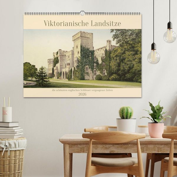 Produktbild: Viktorianische Landsitze (Wandkalender 2026 DIN A2 quer), CALVENDO Monatskalender