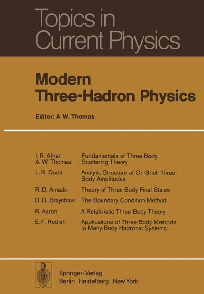 Produktbild: Modern Three-Hadron Physics