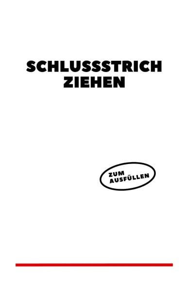 Produktbild: Schlussstrich ziehen
