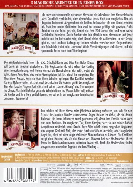 Produktbild: Die Schule der magischen Tiere 3 [3 DVDs]