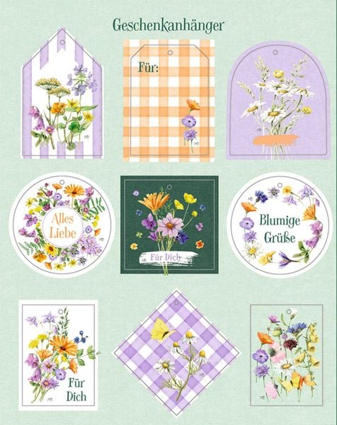 Produktbild: Geschenkpapier-Buch: Sch&ouml;ner Schenken - GartenLiebe (Bastin)