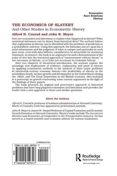 Produktbild: The Economics of Slavery