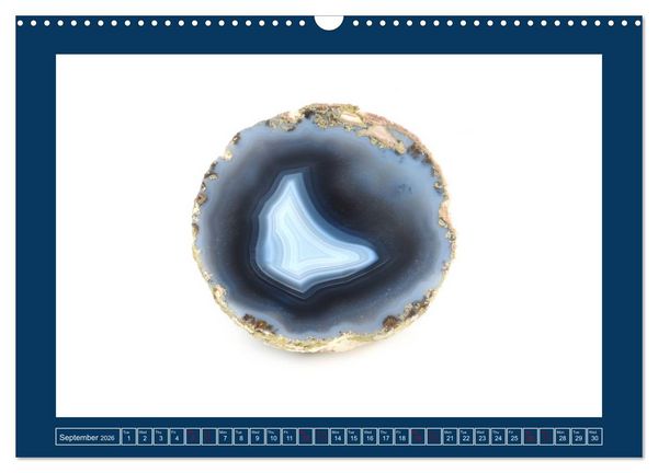 Produktbild: Agates - Polished semi-precious stones (Wall Calendar 2026 DIN A3 landscape), CALVENDO 12 Month Wall Calendar