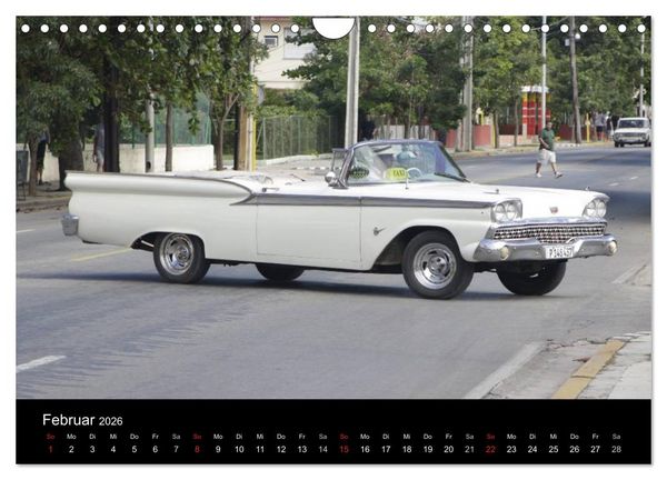 Produktbild: Oldtimertr&auml;ume auf KUBA (Wandkalender 2026 DIN A4 quer), CALVENDO Monatskalender