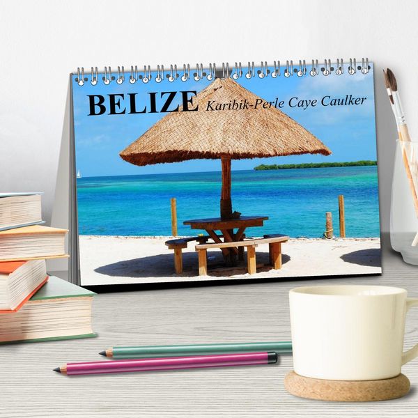Produktbild: Belize. Karibik-Perle Caye Caulker (Tischkalender 2026 DIN A5 quer), CALVENDO Monatskalender