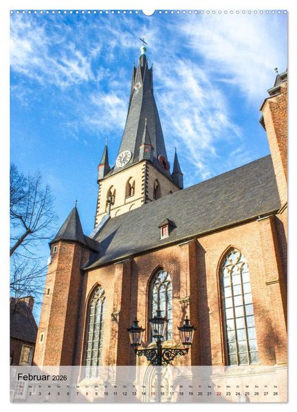 Produktbild: Kirchen in D&uuml;sseldorf (Wandkalender 2026 DIN A2 hoch), CALVENDO Monatskalender