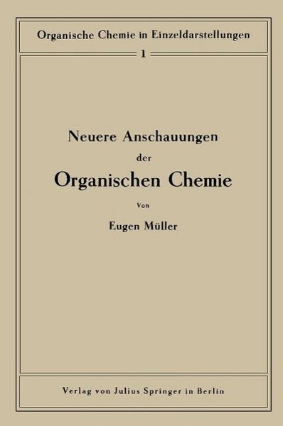 Produktbild: Neuere Anschauungen der organischen Chemie