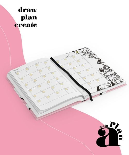 Mein PLAN A! – Kreativer Mitmachkalender (17 x 24 cm) - Kalender  Thalia