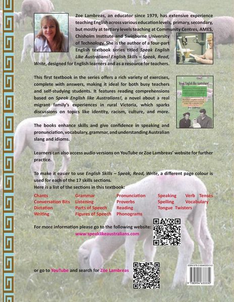 Produktbild: Speak English Like Australians! English Skills - Speak, Read, Write Textbook 1
