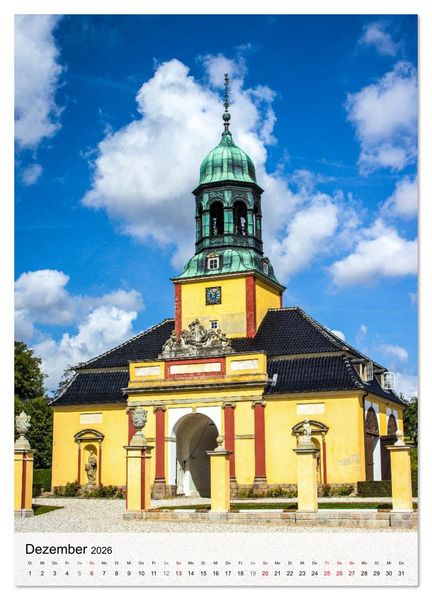 Produktbild: Historisches Seeland &ndash; D&auml;nemarks architektonische Sch&auml;tze (Wandkalender 2026 DIN A3 hoch), CALVENDO Monatskalender