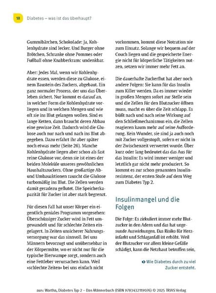 Produktbild: Diabetes Typ 2 - Das M&auml;nnerbuch