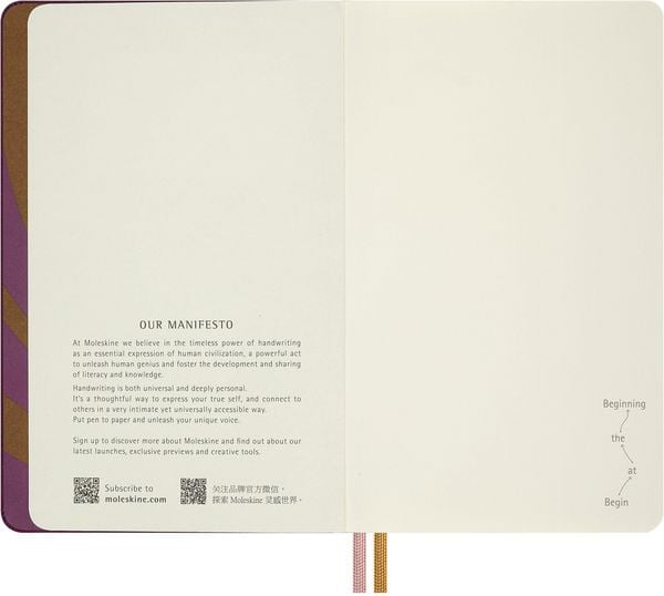 Produktbild: Moleskine Alice im Wunderland Notizbuch limitierte Ausgabe, L/A5, blanko, fester Einband