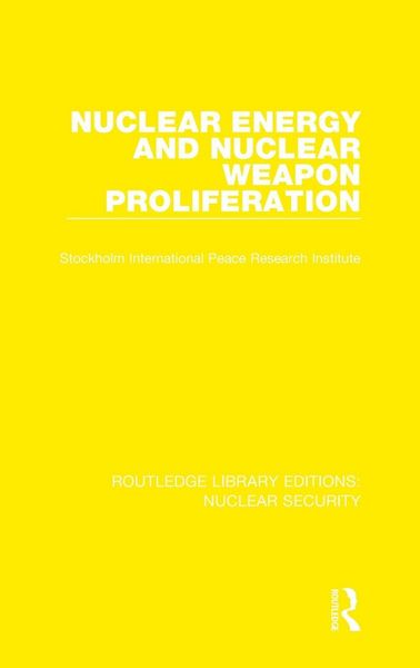 Produktbild: Nuclear Energy and Nuclear Weapon Proliferation