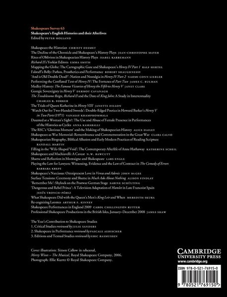 Produktbild: Shakespeare Survey