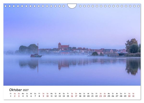 Produktbild: Waren M&uuml;ritz Besondere Ausblicke, Pl&auml;tze und Perspektiven (Wandkalender 2027 DIN A4 quer), CALVENDO Monatskalender