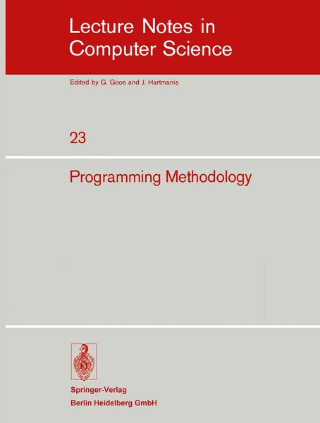 Produktbild: Programming in Methodology