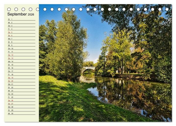 Produktbild: Weimar - Mit Plan durch das Jahr (Tischkalender 2026 DIN A5 quer), CALVENDO Monatskalender