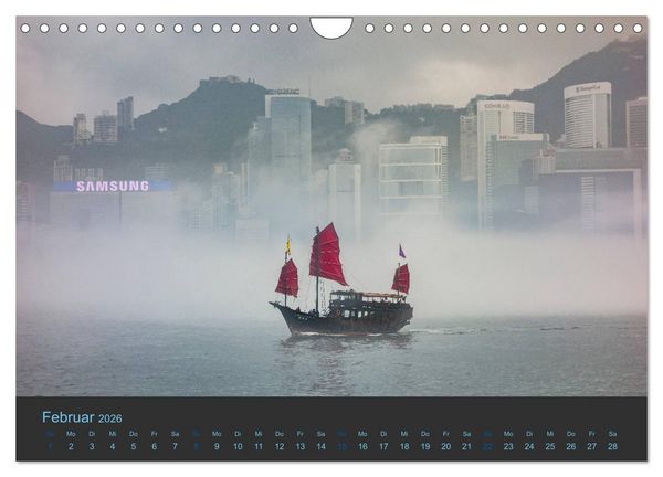 Produktbild: Hong Kong - Skylines (Wandkalender 2026 DIN A4 quer), CALVENDO Monatskalender
